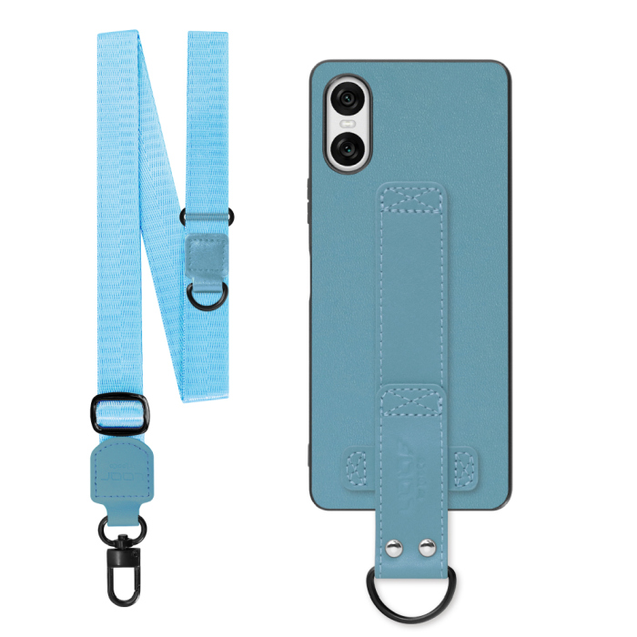 [ LOOF STRAP-SHELL (ロング+ Ver.) ] Xperia 10 VI  スマホケース 背面 ケース カバー ハードケース ショルダーベルト  本革 [ Xperia 10 VI ]