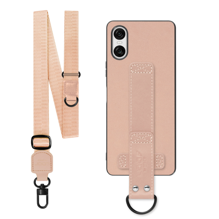 [ LOOF STRAP-SHELL (ロング+ Ver.) ] Xperia 10 VI  スマホケース 背面 ケース カバー ハードケース ショルダーベルト  本革 [ Xperia 10 VI ]