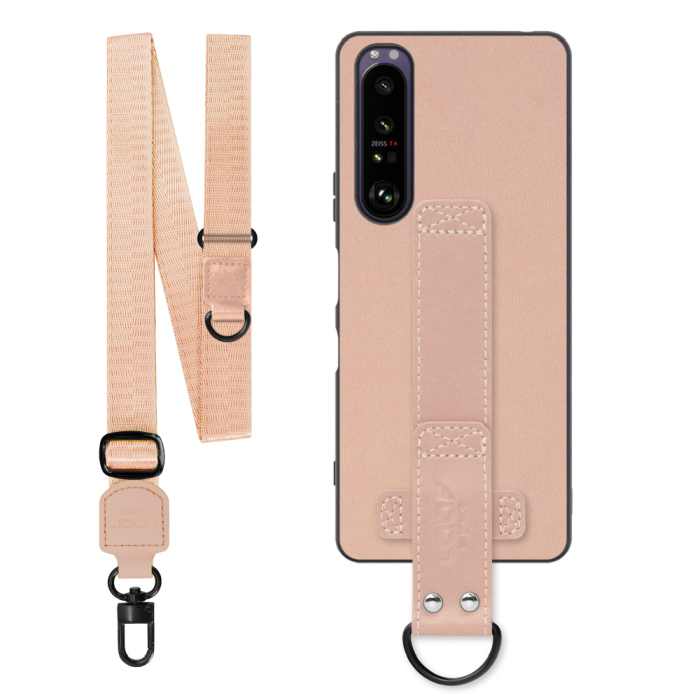 [ LOOF STRAP-SHELL (ロング+ Ver.) ] Xperia 1 III SO-51B / SOG03 / XQ-BC42 xperia1III 1III xperia1 スマホケース 背面 ケース カバー ハードケース ショルダーベルト  本革 [ Xperia 1 III ]