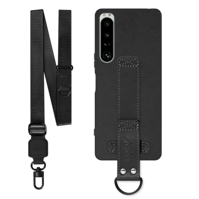 [ LOOF STRAP-SHELL (ロング+ Ver.) ] Xperia 1 IV SO-51C / SOG06 xperia1Ⅳ 1Ⅳ xperia1 スマホケース 背面 ケース カバー ハードケース ショルダーベルト  本革 [ Xperia 1 IV ]