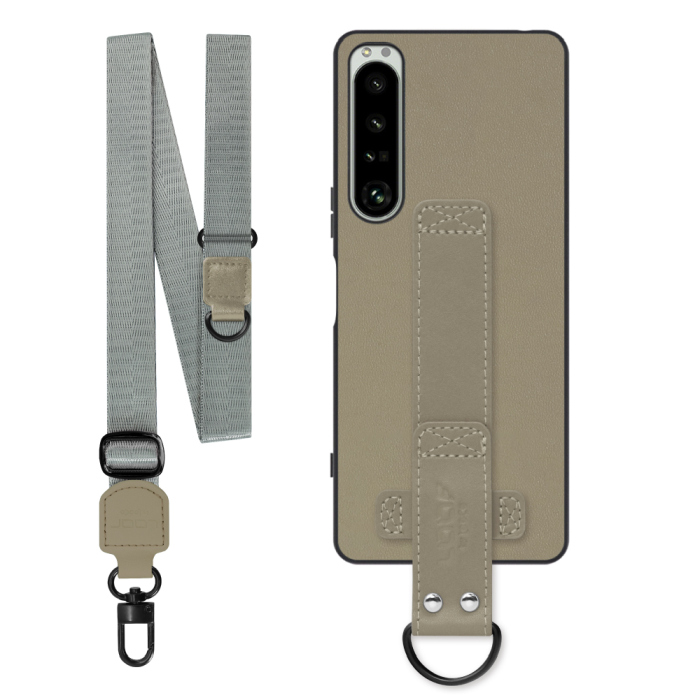 [ LOOF STRAP-SHELL (ロング+ Ver.) ] Xperia 1 IV SO-51C / SOG06 xperia1Ⅳ 1Ⅳ xperia1 スマホケース 背面 ケース カバー ハードケース ショルダーベルト  本革 [ Xperia 1 IV ]