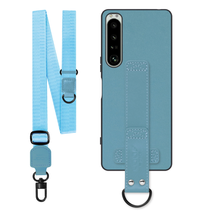 [ LOOF STRAP-SHELL (ロング+ Ver.) ] Xperia 1 IV SO-51C / SOG06 xperia1Ⅳ 1Ⅳ xperia1 スマホケース 背面 ケース カバー ハードケース ショルダーベルト  本革 [ Xperia 1 IV ]