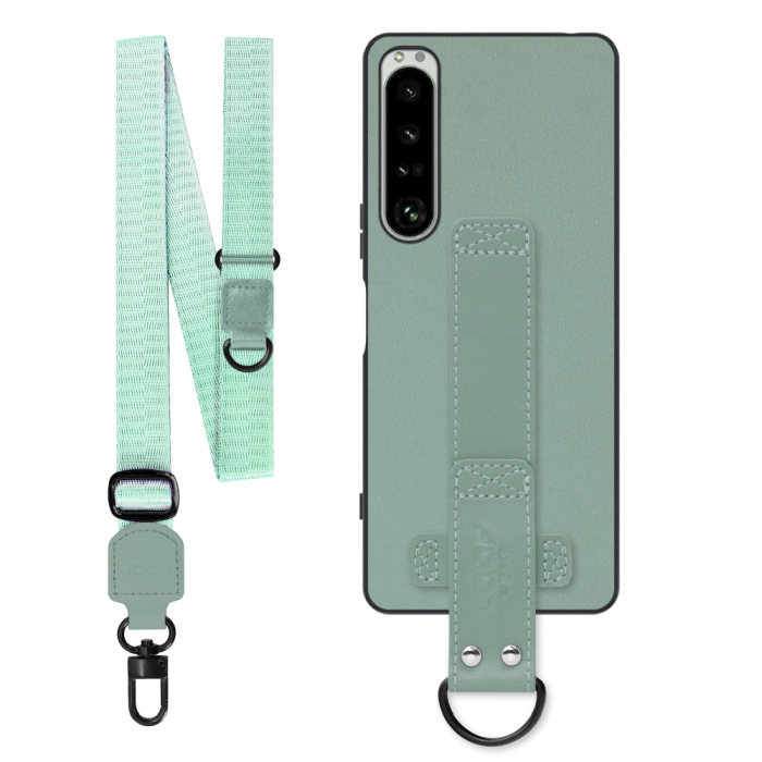 [ LOOF STRAP-SHELL (ロング+ Ver.) ] Xperia 1 IV SO-51C / SOG06 xperia1Ⅳ 1Ⅳ xperia1 スマホケース 背面 ケース カバー ハードケース ショルダーベルト  本革 [ Xperia 1 IV ]