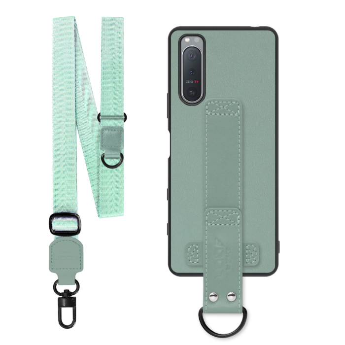 [ LOOF STRAP-SHELL (ロング+ Ver.) ] Xperia 5 II SO-52A / SOG02 / A002SO xperia5Ⅱ 5Ⅱ xperia5 スマホケース 背面 ケース カバー ハードケース ショルダーベルト  本革 [ Xperia 5 II ]
