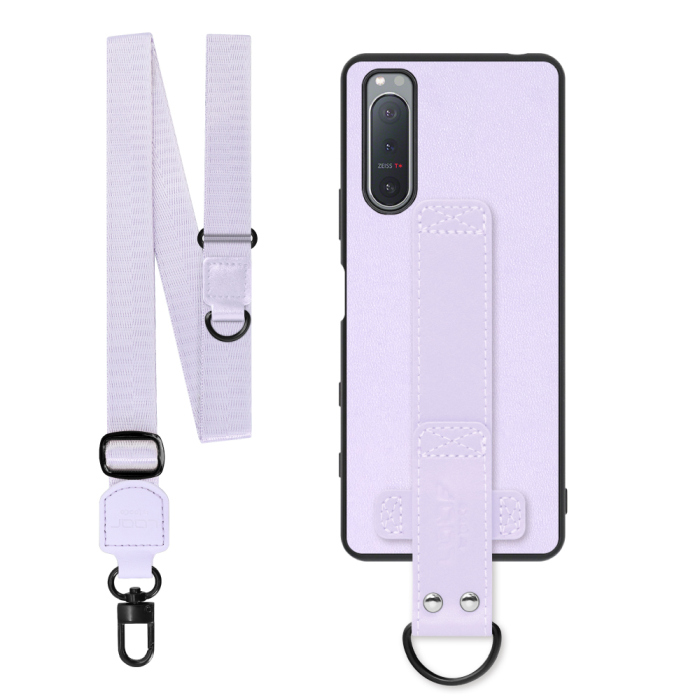 [ LOOF STRAP-SHELL (ロング+ Ver.) ] Xperia 5 II SO-52A / SOG02 / A002SO xperia5Ⅱ 5Ⅱ xperia5 スマホケース 背面 ケース カバー ハードケース ショルダーベルト  本革 [ Xperia 5 II ]