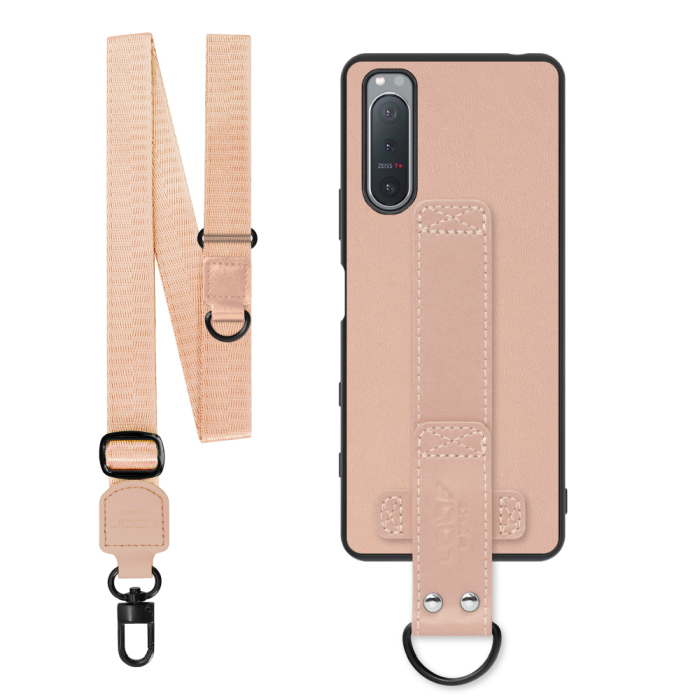 [ LOOF STRAP-SHELL (ロング+ Ver.) ] Xperia 5 II SO-52A / SOG02 / A002SO xperia5Ⅱ 5Ⅱ xperia5 スマホケース 背面 ケース カバー ハードケース ショルダーベルト  本革 [ Xperia 5 II ]