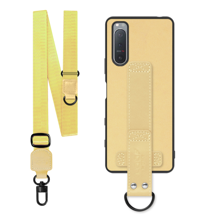 [ LOOF STRAP-SHELL (ロング+ Ver.) ] Xperia 5 II SO-52A / SOG02 / A002SO xperia5Ⅱ 5Ⅱ xperia5 スマホケース 背面 ケース カバー ハードケース ショルダーベルト  本革 [ Xperia 5 II ]