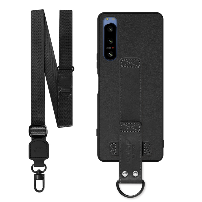 [ LOOF STRAP-SHELL (ロング+ Ver.) ] Xperia 5 IV SOG09 / SO-54C xperia5Ⅳ 5Ⅳ xperia5 スマホケース 背面 ケース カバー ハードケース ショルダーベルト  本革 [ Xperia 5 IV ]