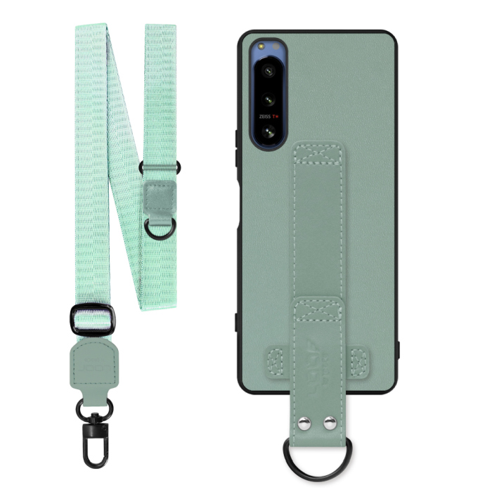 [ LOOF STRAP-SHELL (ロング+ Ver.) ] Xperia 5 IV SOG09 / SO-54C xperia5Ⅳ 5Ⅳ xperia5 スマホケース 背面 ケース カバー ハードケース ショルダーベルト  本革 [ Xperia 5 IV ]