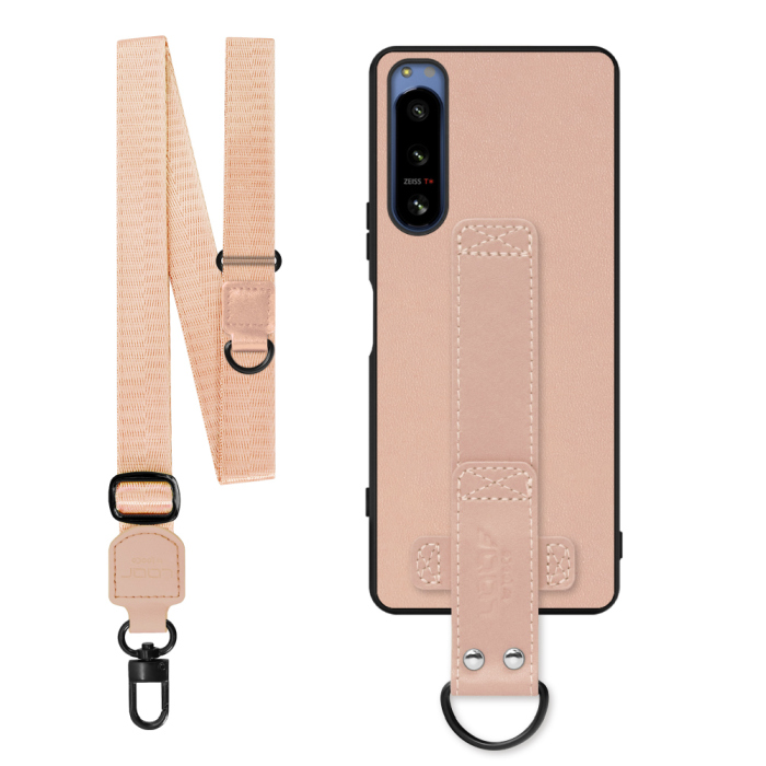 [ LOOF STRAP-SHELL (ロング+ Ver.) ] Xperia 5 IV SOG09 / SO-54C xperia5Ⅳ 5Ⅳ xperia5 スマホケース 背面 ケース カバー ハードケース ショルダーベルト  本革 [ Xperia 5 IV ]