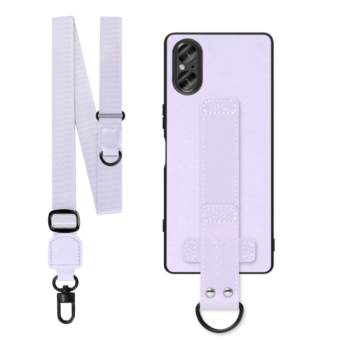 [ LOOF STRAP-SHELL (ロング+ Ver.) ] Xperia 5 V SO-53D / SOG12 5V Xperia5V スマホケース 背面 ケース カバー ハードケース ショルダーベルト  本革 [ Xperia 5 V ]