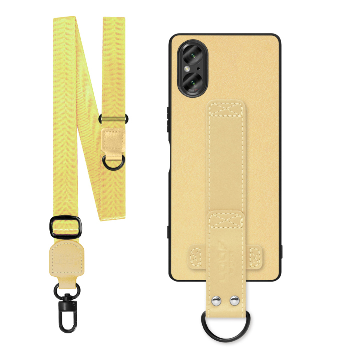 [ LOOF STRAP-SHELL (ロング+ Ver.) ] Xperia 5 V SO-53D / SOG12 5V Xperia5V スマホケース 背面 ケース カバー ハードケース ショルダーベルト  本革 [ Xperia 5 V ]