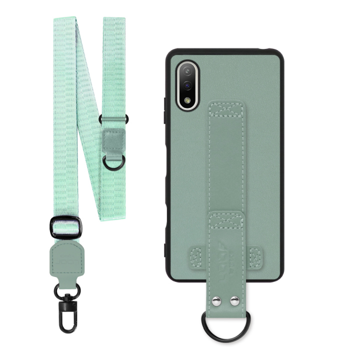 [ LOOF STRAP-SHELL (ロング+ Ver.) ] Xperia Ace II SO-41B aceⅡ ace2 スマホケース 背面 ケース カバー ハードケース ショルダーベルト  本革 [ Xperia Ace Ⅱ ]
