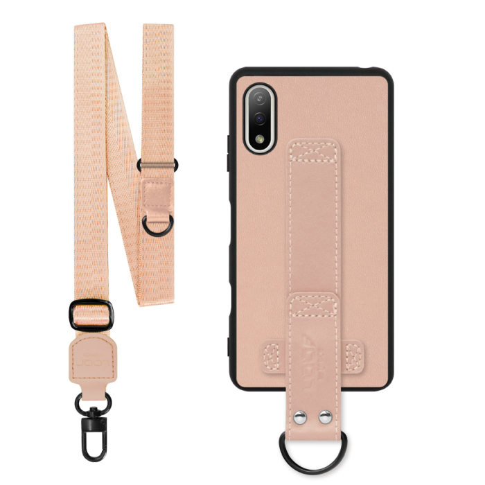 [ LOOF STRAP-SHELL (ロング+ Ver.) ] Xperia Ace II SO-41B aceⅡ ace2 スマホケース 背面 ケース カバー ハードケース ショルダーベルト  本革 [ Xperia Ace Ⅱ ]