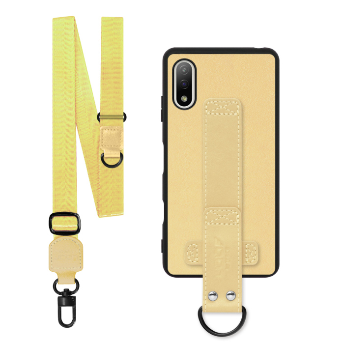 [ LOOF STRAP-SHELL (ロング+ Ver.) ] Xperia Ace II SO-41B aceⅡ ace2 スマホケース 背面 ケース カバー ハードケース ショルダーベルト  本革 [ Xperia Ace Ⅱ ]