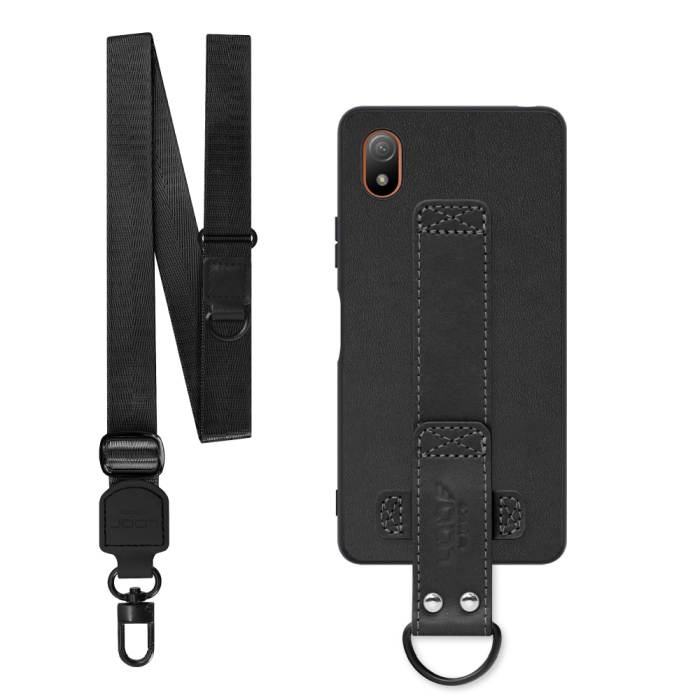 [ LOOF STRAP-SHELL (ロング+ Ver.) ] Xperia Ace III SO-53C / SOG08 aceⅢ ace3 スマホケース 背面 ケース カバー ハードケース ショルダーベルト  本革 [ Xperia Ace III ]
