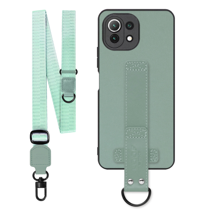 [ LOOF STRAP-SHELL (ロング+ Ver.) ] Xiaomi Mi 11 Lite 5G mi11lite5g 11lite スマホケース 背面 ケース カバー ハードケース ショルダーベルト  本革 [ Mi 11 Lite 5G ]