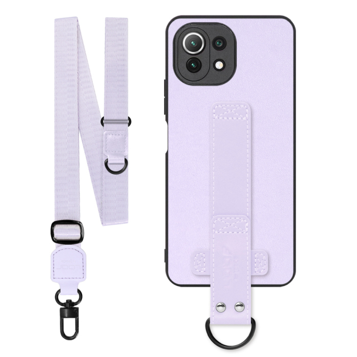 [ LOOF STRAP-SHELL (ロング+ Ver.) ] Xiaomi Mi 11 Lite 5G mi11lite5g 11lite スマホケース 背面 ケース カバー ハードケース ショルダーベルト  本革 [ Mi 11 Lite 5G ]