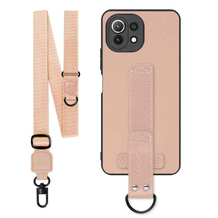 [ LOOF STRAP-SHELL (ロング+ Ver.) ] Xiaomi Mi 11 Lite 5G mi11lite5g 11lite スマホケース 背面 ケース カバー ハードケース ショルダーベルト  本革 [ Mi 11 Lite 5G ]
