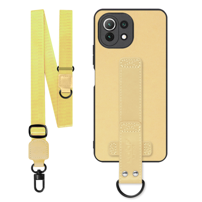 [ LOOF STRAP-SHELL (ロング+ Ver.) ] Xiaomi Mi 11 Lite 5G mi11lite5g 11lite スマホケース 背面 ケース カバー ハードケース ショルダーベルト  本革 [ Mi 11 Lite 5G ]