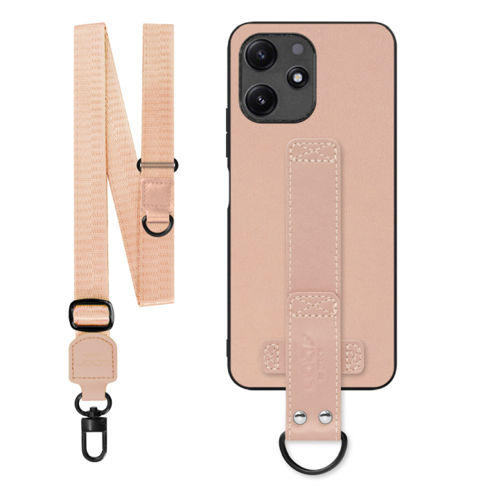 [ LOOF STRAP-SHELL (ロング+ Ver.) ] Xiaomi Redmi 12 5G XIG03 Redmi12 5G スマホケース 背面 ケース カバー ハードケース ショルダーベルト  本革 [ Xiaomi Redmi 12 5G ]