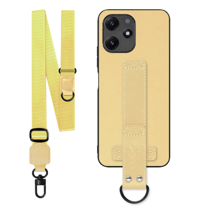 [ LOOF STRAP-SHELL (ロング+ Ver.) ] Xiaomi Redmi 12 5G XIG03 Redmi12 5G スマホケース 背面 ケース カバー ハードケース ショルダーベルト  本革 [ Xiaomi Redmi 12 5G ]