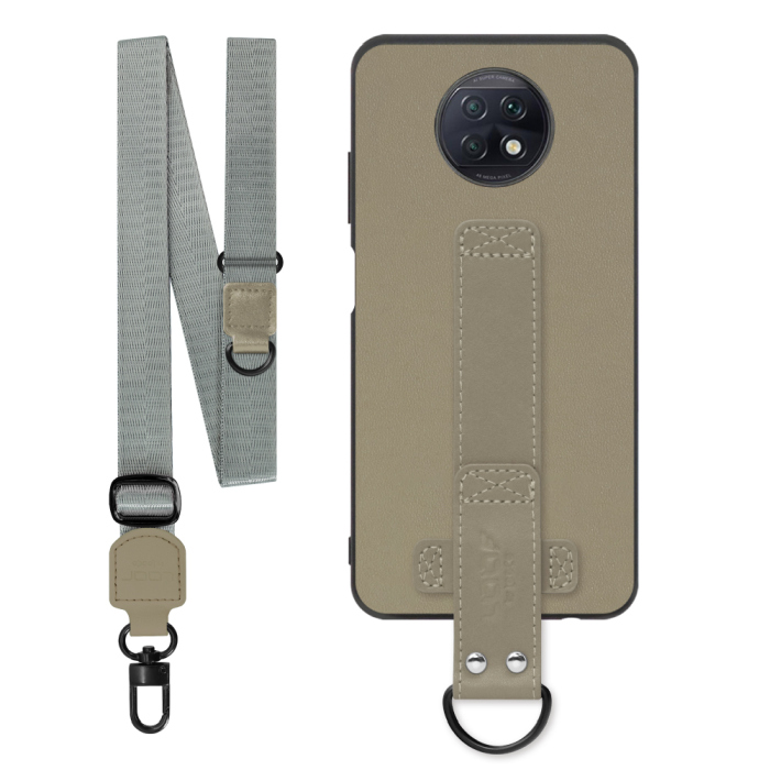 [ LOOF STRAP-SHELL (ロング+ Ver.) ] Xiaomi Redmi Note 9T redminote9t redminote note9t スマホケース 背面 ケース カバー ハードケース ショルダーベルト  本革 [ Redmi Note 9T ]
