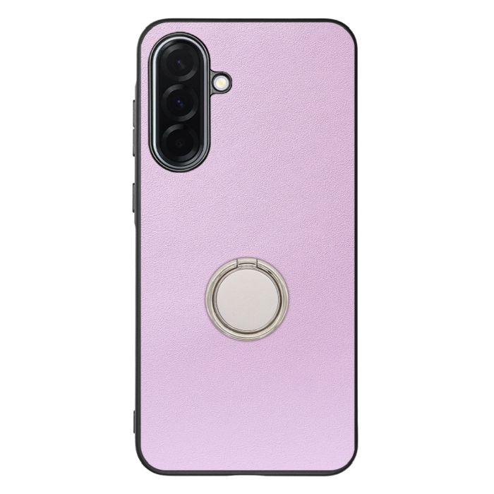 [ LOOF RING-SHELL (シンプル Ver.) ] Galaxy A36 5G SC-54F スマホケース 背面 ケース カバー ハードケース スマホリング リング付き 本革 ストラップホール [ Galaxy A36 5G ]
