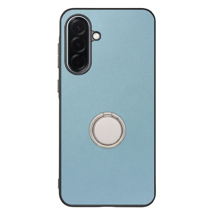 [ LOOF RING-SHELL (シンプル Ver.) ] Galaxy A36 5G SC-54F スマホケース 背面 ケース カバー ハードケース スマホリング リング付き 本革 ストラップホール [ Galaxy A36 5G ]