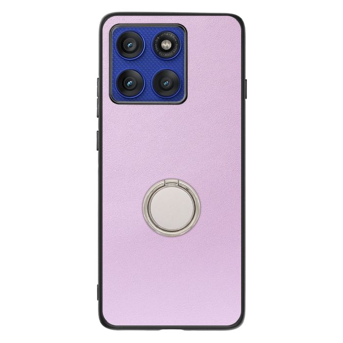 [ LOOF RING-SHELL (シンプル Ver.) ] motorola edge 60 pro / 60s pro  スマホケース 背面 ケース カバー ハードケース スマホリング リング付き 本革 ストラップホール [ motorola edge 60 pro / 60s pro ]
