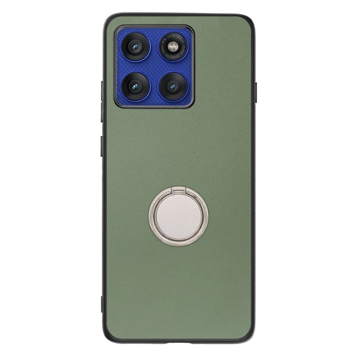[ LOOF RING-SHELL (シンプル Ver.) ] motorola edge 60 pro / 60s pro  スマホケース 背面 ケース カバー ハードケース スマホリング リング付き 本革 ストラップホール [ motorola edge 60 pro / 60s pro ]
