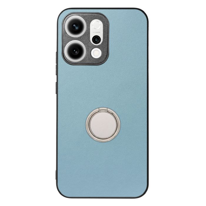 [ LOOF RING-SHELL (シンプル Ver.) ] OPPO Reno14 5G  スマホケース 背面 ケース カバー ハードケース スマホリング リング付き 本革 ストラップホール [ OPPO Reno14 5G ]