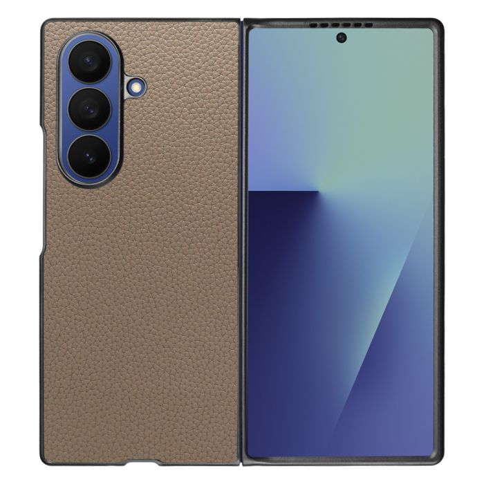 [ LOOF LUXURY-SHELL ] Galaxy Z Fold7  SC-56F スマホケース 背面 ケース カバー ハードケース 本革  [ Galaxy Z Fold7 ]
