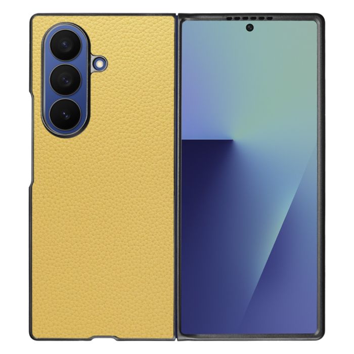 [ LOOF LUXURY-SHELL ] Galaxy Z Fold7  SC-56F スマホケース 背面 ケース カバー ハードケース 本革  [ Galaxy Z Fold7 ]