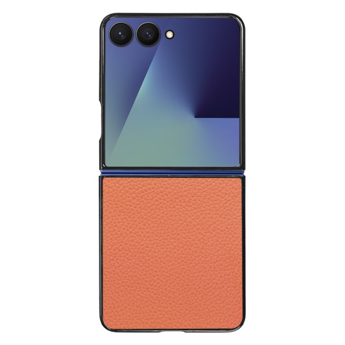 [ LOOF LUXURY-SHELL ] Galaxy Z Flip7  SC-56F スマホケース 背面 ケース カバー ハードケース 本革  [ Galaxy Z Flip7 ]