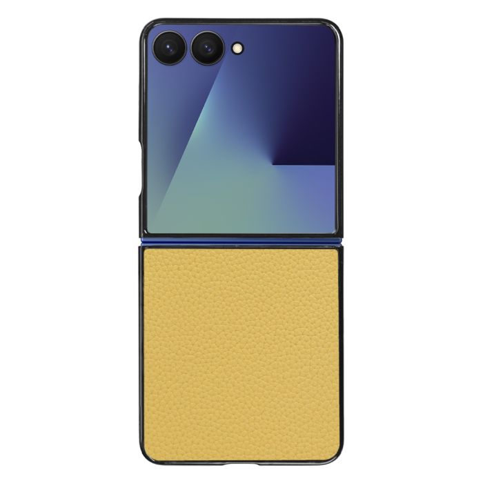 [ LOOF LUXURY-SHELL ] Galaxy Z Flip7  SC-56F スマホケース 背面 ケース カバー ハードケース 本革  [ Galaxy Z Flip7 ]