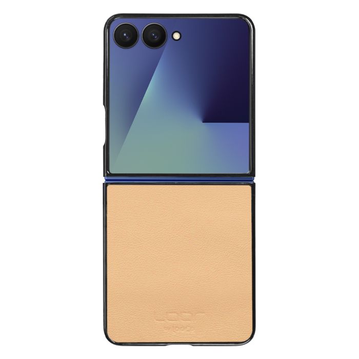 [ LOOF BASIC-SHELL ] Galaxy Z Flip7  SC-56F ケース カバー スマホケース 本革 レザー シンプル  [ Galaxy Z Flip7 ]