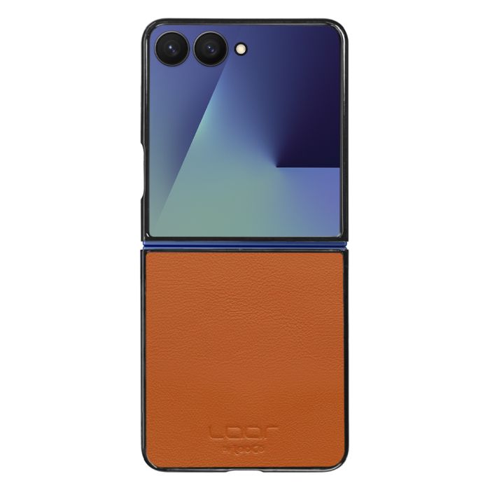 [ LOOF BASIC-SHELL ] Galaxy Z Flip7  SC-56F ケース カバー スマホケース 本革 レザー シンプル  [ Galaxy Z Flip7 ]