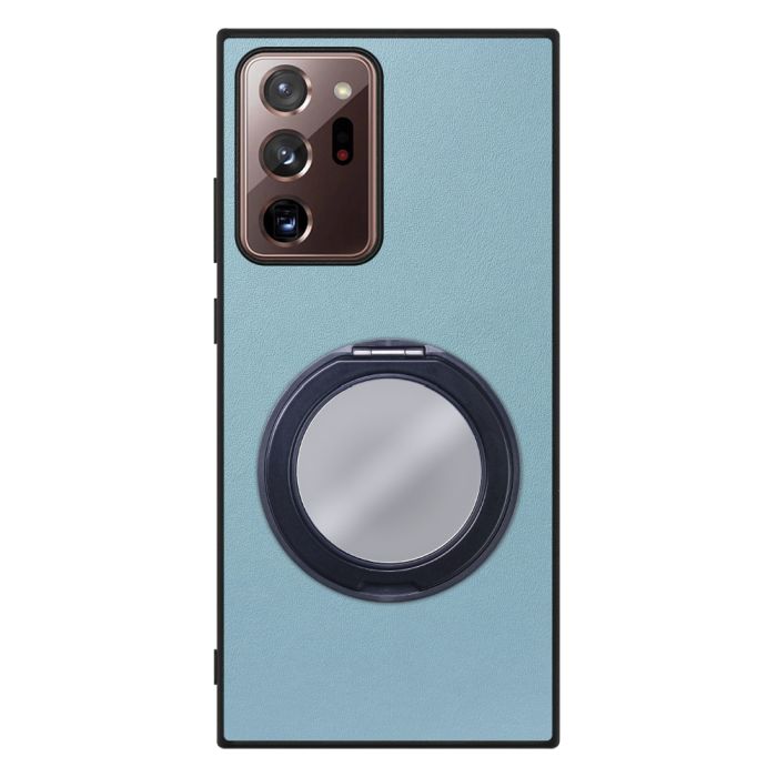 [ LOOF RING-SHELL (ミラー Ver.) ] Galaxy Note 20 Ultra 5G note20ultra5g note20 スマホケース 背面 ケース カバー ミラー付きスマホリング スタンド 本革 レザー 落下防止  [ Galaxy Note20 Ultra ]