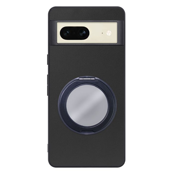 [ LOOF RING-SHELL (ミラー Ver.) ] Google pixel 7 googlepixel7 pixel7 ピクセル7 スマホケース 背面 ケース カバー ミラー付きスマホリング スタンド 本革 レザー 落下防止  [ Google Pixel 7 ]