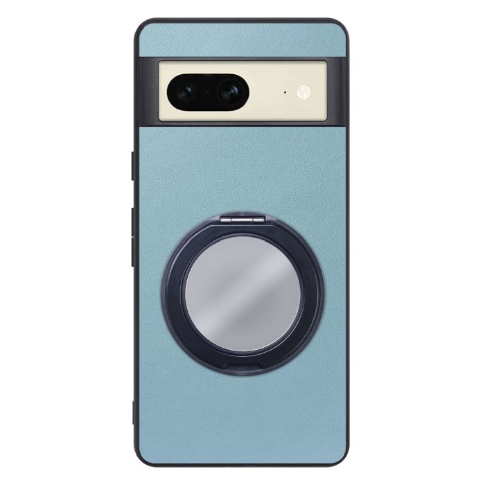[ LOOF RING-SHELL (ミラー Ver.) ] Google pixel 7 googlepixel7 pixel7 ピクセル7 スマホケース 背面 ケース カバー ミラー付きスマホリング スタンド 本革 レザー 落下防止  [ Google Pixel 7 ]
