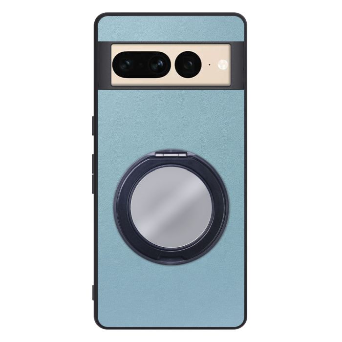 [ LOOF RING-SHELL (ミラー Ver.) ] Google pixel 7 Pro googlepixel7pro 7pro プロ ピクセル7pro スマホケース 背面 ケース カバー ミラー付きスマホリング スタンド 本革 レザー 落下防止  [ Google Pixel 7 Pro ]