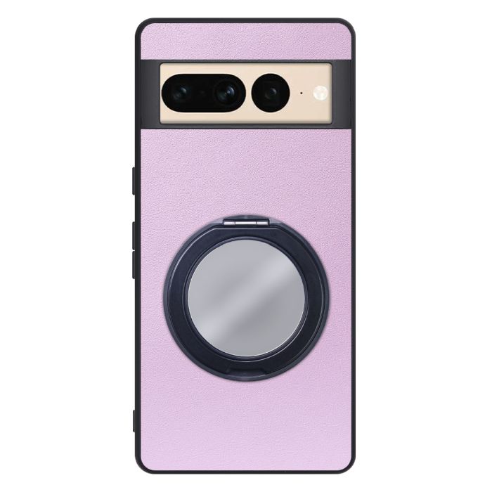 [ LOOF RING-SHELL (ミラー Ver.) ] Google pixel 7 Pro googlepixel7pro 7pro プロ ピクセル7pro スマホケース 背面 ケース カバー ミラー付きスマホリング スタンド 本革 レザー 落下防止  [ Google Pixel 7 Pro ]
