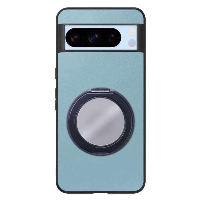 [ LOOF RING-SHELL (ミラー Ver.) ] Google pixel 8 Pro googlepixel8pro Pixel8 8Pro プロ ピクセル8Pro スマホケース 背面 ケース カバー ミラー付きスマホリング スタンド 本革 レザー 落下防止  [ Google Pixel 8 Pro ]