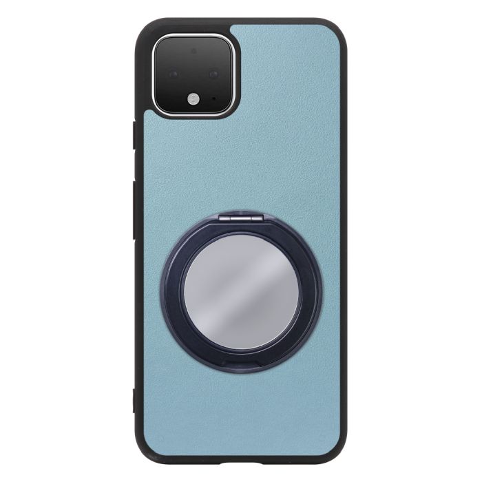 [ LOOF RING-SHELL (ミラー Ver.) ] Google Pixel 4 googlepixel pixel4xl ピクセル4 スマホケース 背面 ケース カバー ミラー付きスマホリング スタンド 本革 レザー 落下防止  [ Google Pixel 4 ]