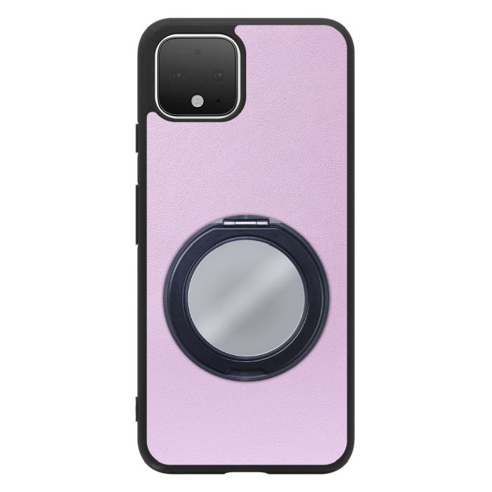 [ LOOF RING-SHELL (ミラー Ver.) ] Google Pixel 4 googlepixel pixel4xl ピクセル4 スマホケース 背面 ケース カバー ミラー付きスマホリング スタンド 本革 レザー 落下防止  [ Google Pixel 4 ]