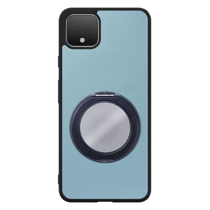 [ LOOF RING-SHELL (ミラー Ver.) ] Google Pixel 4 XL googlepixel pixel4xl ピクセル4XL スマホケース 背面 ケース カバー ミラー付きスマホリング スタンド 本革 レザー 落下防止  [ Google Pixel 4 XL ]