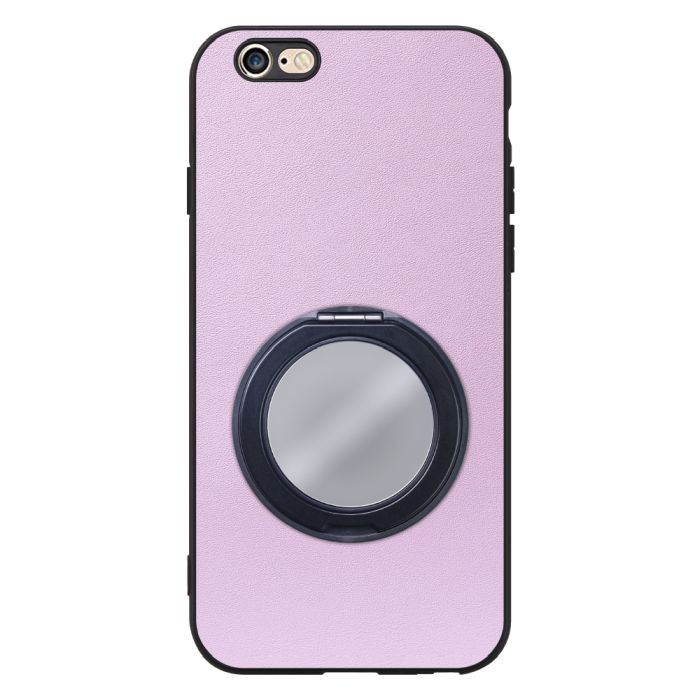 [ LOOF RING-SHELL (ミラー Ver.) ] iPhone 6 / 6s iphone6 iphone6s スマホケース 背面 ケース カバー ミラー付きスマホリング スタンド 本革 レザー 落下防止  [ iPhone 6 / 6s ]