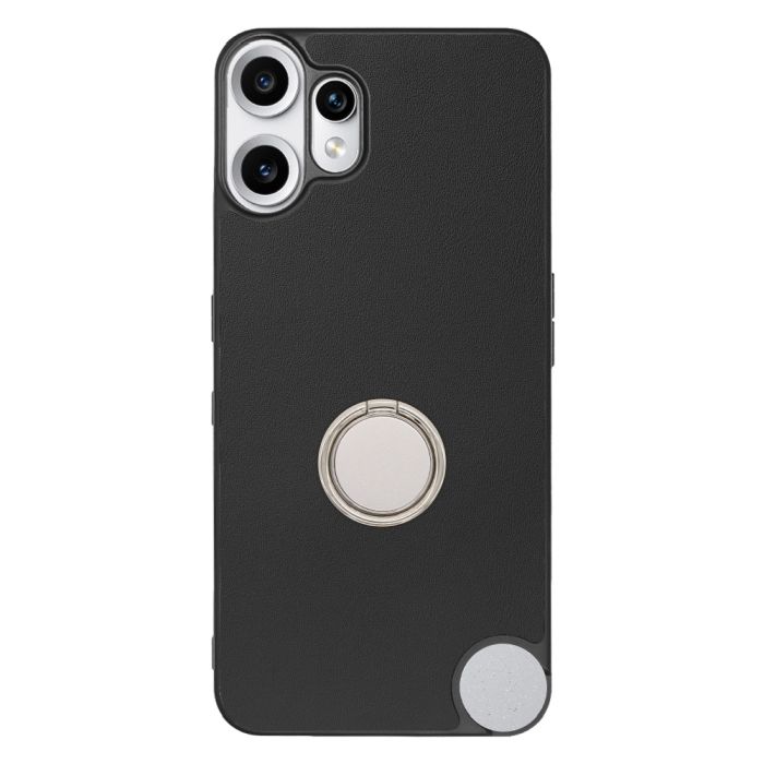 [ LOOF RING-SHELL (シンプル Ver.) ] CMF Phone 2 Pro Nothing  スマホケース 背面 ケース カバー ハードケース スマホリング リング付き 本革 ストラップホール [ CMF Phone 2 Pro ]