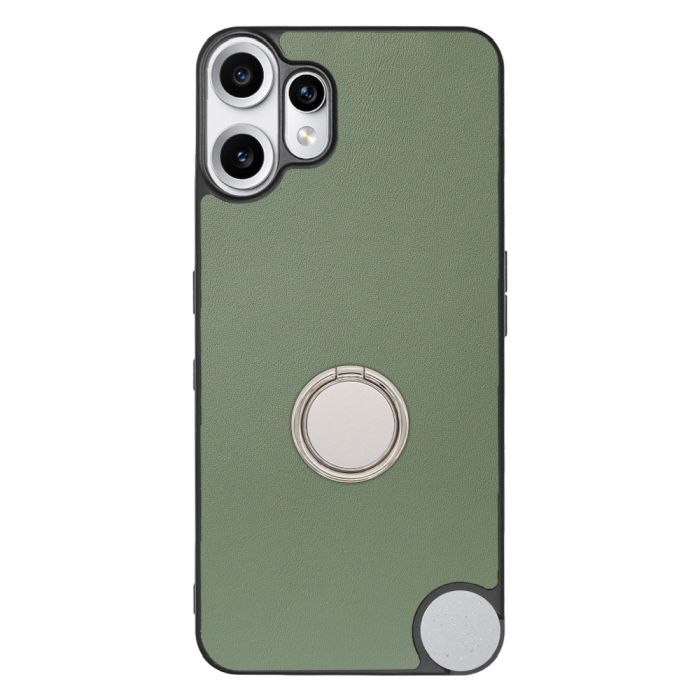 [ LOOF RING-SHELL (シンプル Ver.) ] CMF Phone 2 Pro Nothing  スマホケース 背面 ケース カバー ハードケース スマホリング リング付き 本革 ストラップホール [ CMF Phone 2 Pro ]